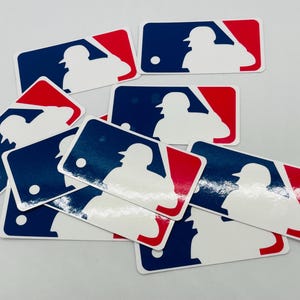 Major League Baseball vinyl decal car window, mirror, bumper, laptop, yeti, cornhole sticker, toolbox, truck,sports,baseball