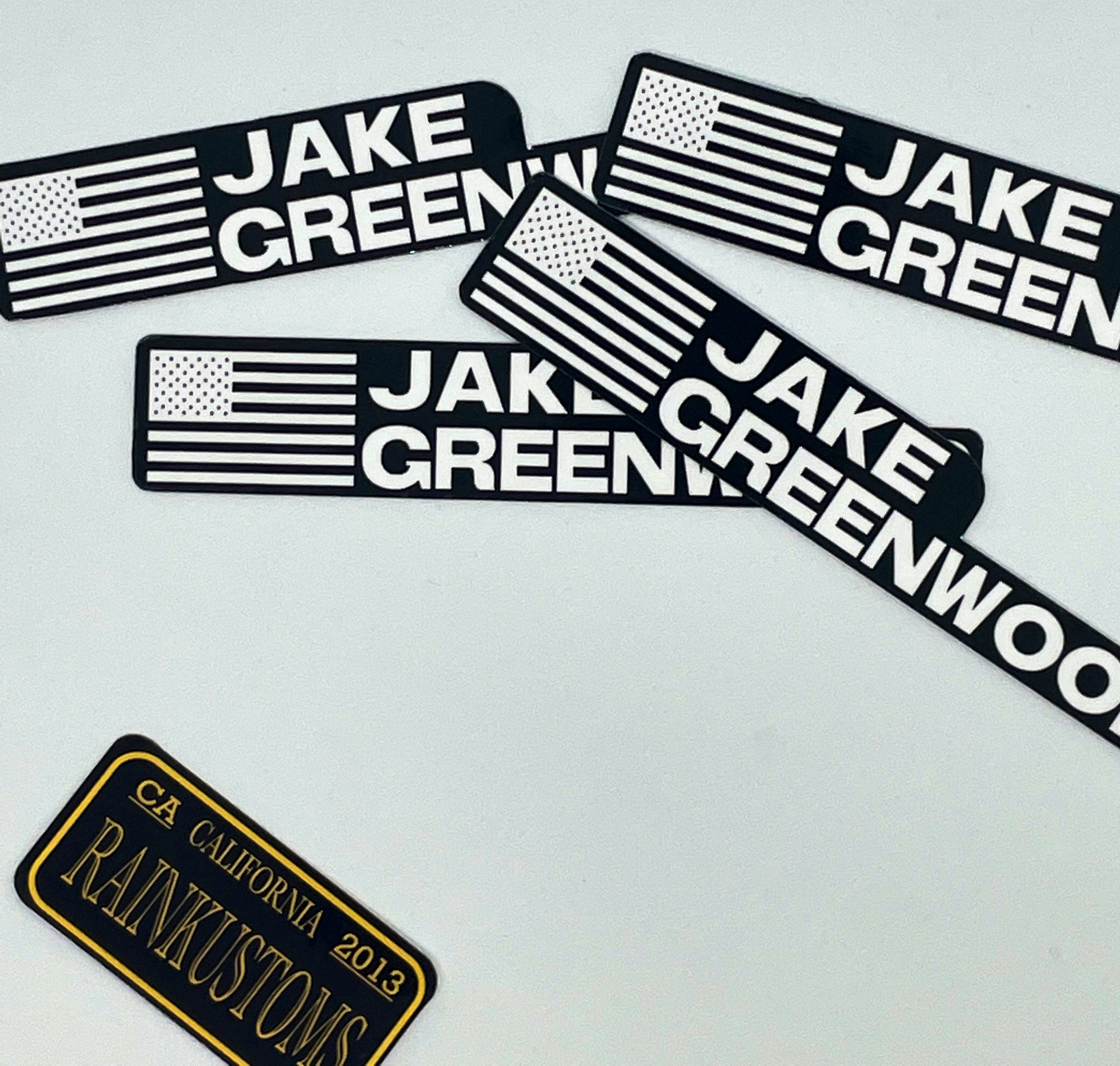 Flag Name Custom Stickers Decal Decal Vinyl Flag U.S.A Etsy