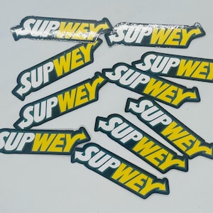 Stickers Funny Custom, Supwey, Cars, Water Bottle, Yeti, Fridge, Cooler, Fast Food, Food, Thick, ToolBox, Hardhat, Bikes, Chicken