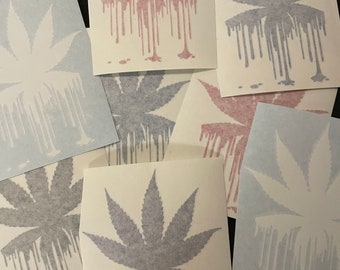 BONG Vinyl Decal Sticker Car Window Wall Bumper Macbook Marijuana Weed Water 