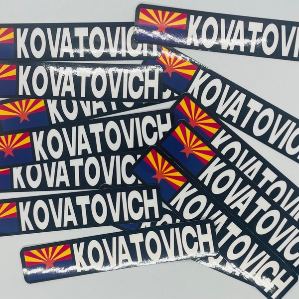 Arizona Flag Name Custom Stickers, States, Decal, Vinyl, Flag, U.S.A, Custom, Name, Trucks, Cars, Toolbox, Window,Motorcycle, Bikes, Yeti