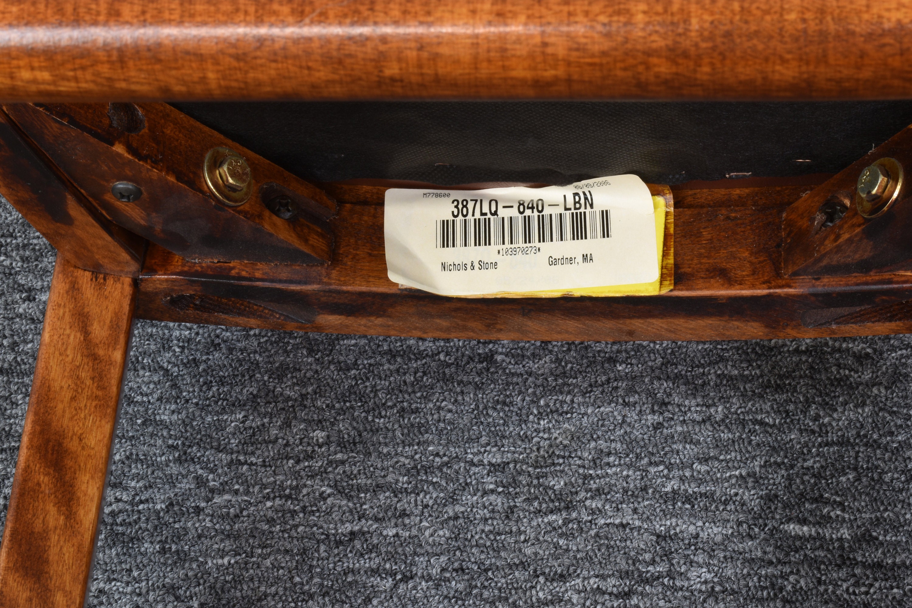 Pair Nichols & Stone Country Manor Leather Counter Bar Stools Etsy