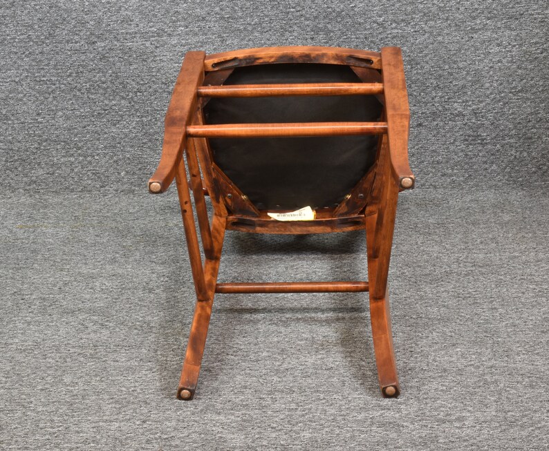 Pair Nichols & Stone Country Manor Leather Counter Bar Stools Etsy