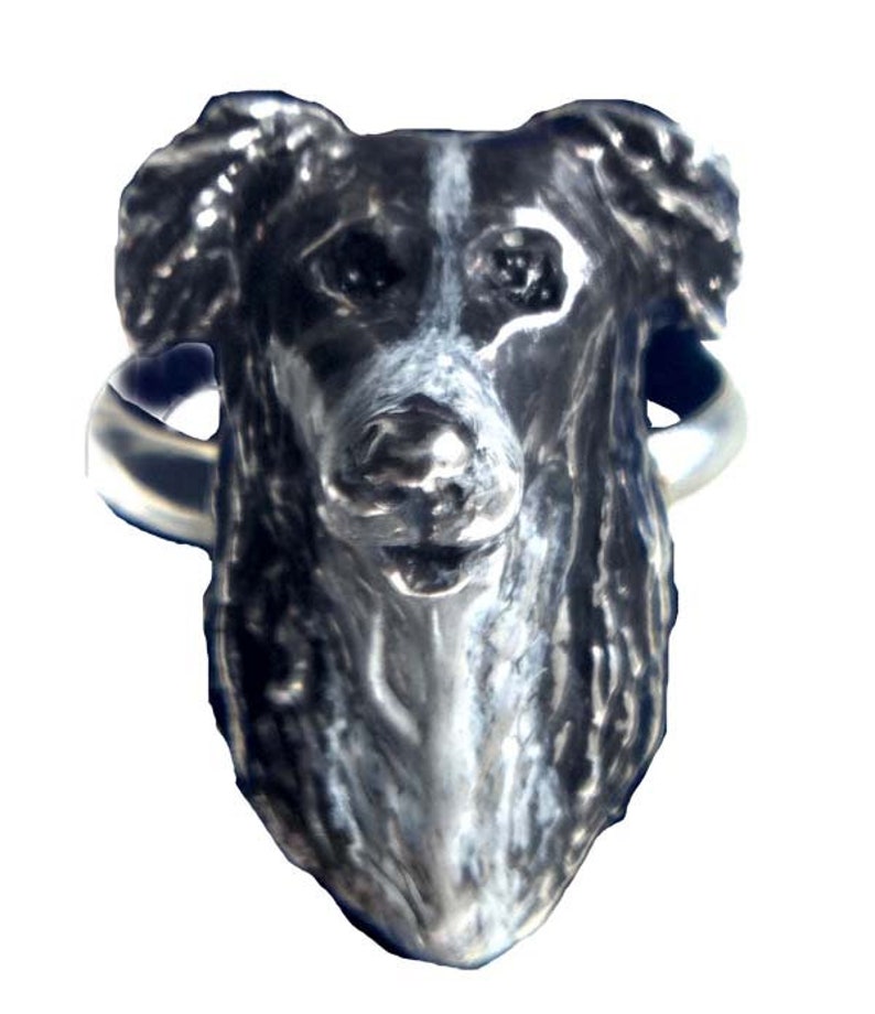 Border Collie Lover Australian Shepherd Jewelry Gift Rescue Parent Pet Loss Memorial Keepsake Unique Miniature Custom Meaningful Art Silver