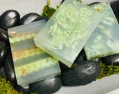 Isla Mujeres- Lightly Scented Marigold (Calendula) Aloe Soap- Cashmere and Mint