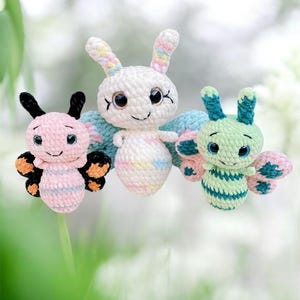 Flutter the Butterfly | Plushie Crochet Pattern | Butterfly Crochet Pattern
