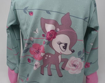 Langarmshirt "Bambi - mint"