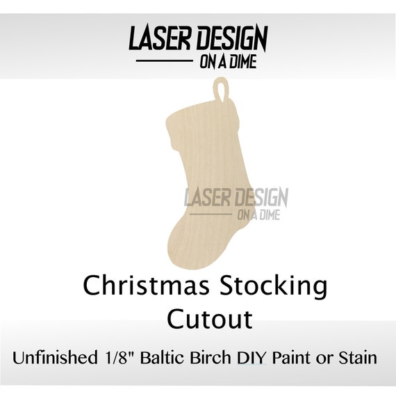 Christmas Stocking Holder - Wood Blanks for Crafting and Painting in 2023
