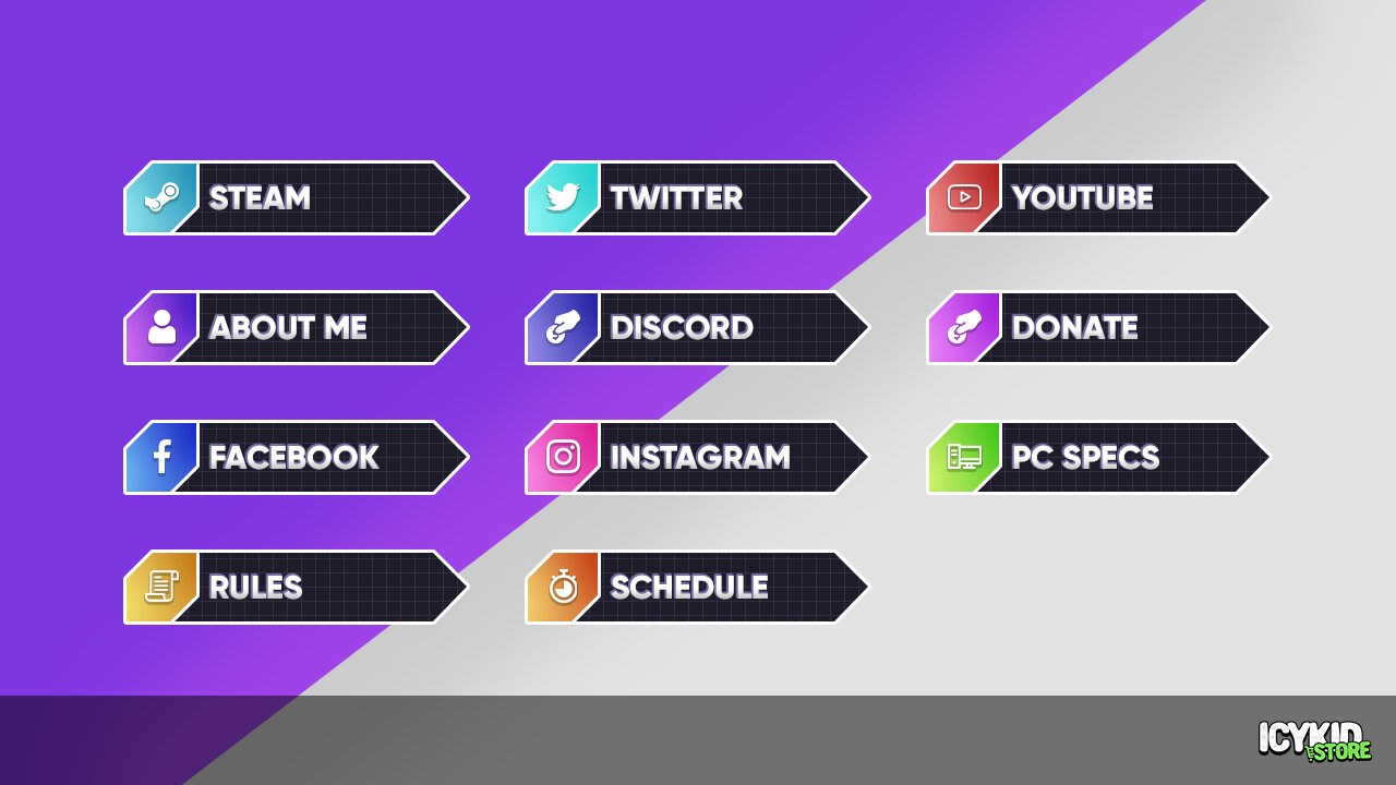 Custom Professional Streaming Overlay [digital] - Etsy
