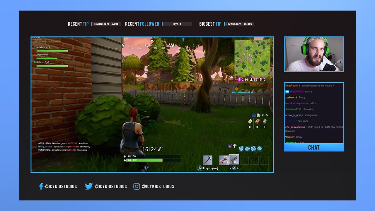 Custom Professional Streaming Overlay [digital] - Etsy