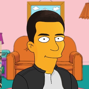 Aangepaste Yellow Simpsons Karakter stijl portret [Digitaal]