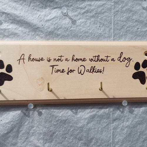 Personalised Dog Lead Hook / Engraved Dog Name Leash Hanger Etsy UK