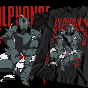 Armored Alchemist Anime T-shirt Unisex, Anime Manga Shirt, Anime Shirt, Anime Lover Shirt, Graphic Anime Tee, Manga Shirt, Japanese Shirts