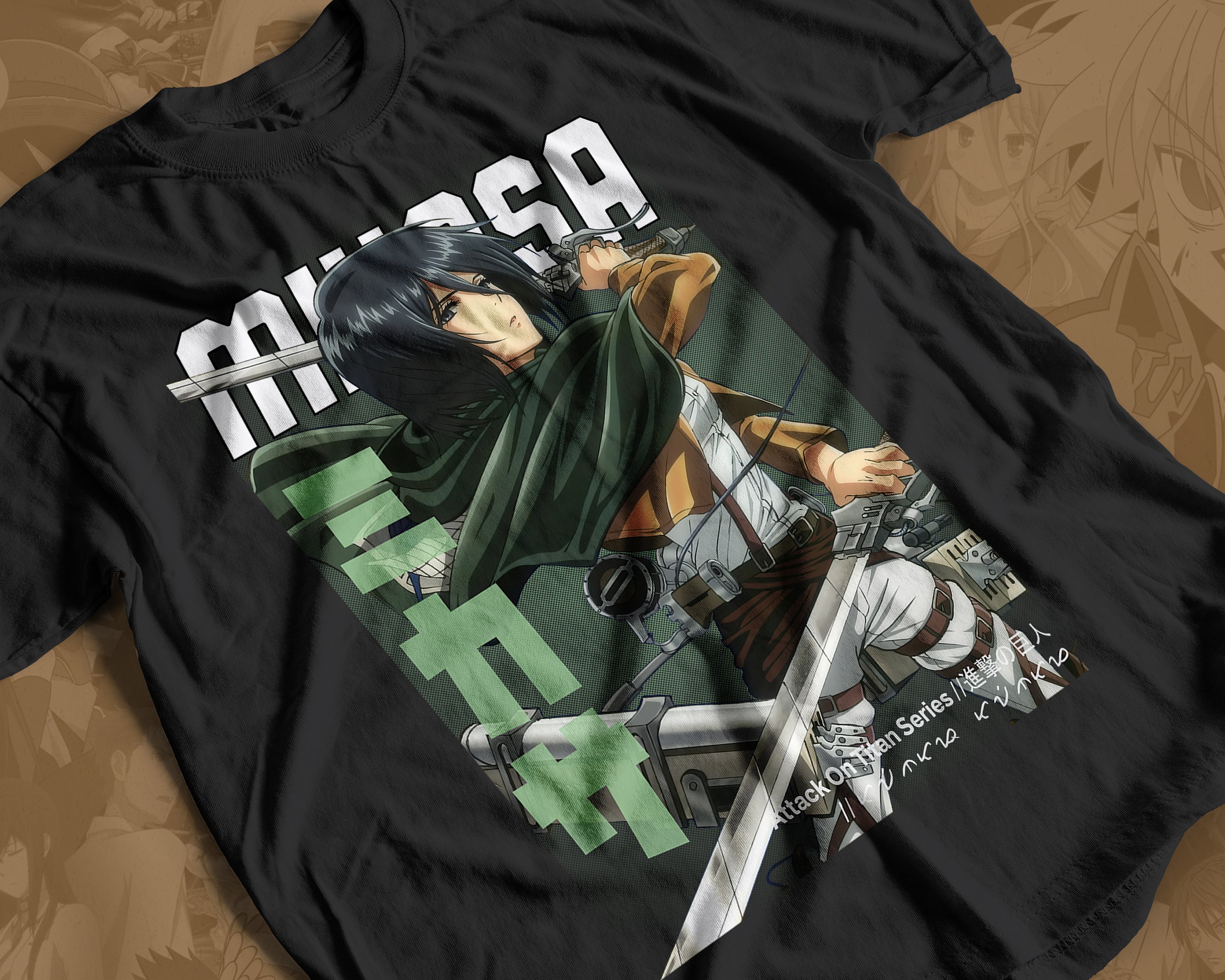 Attack on titan shirt mikasa Italia