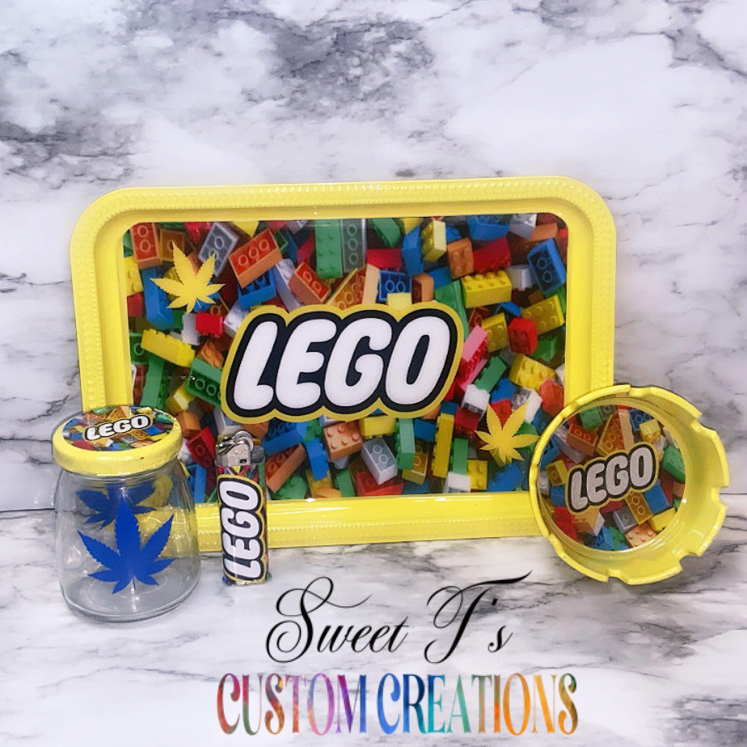 Lego Tray, Building Block Tray, Personalized Gift, Stackable Storage, Lego  