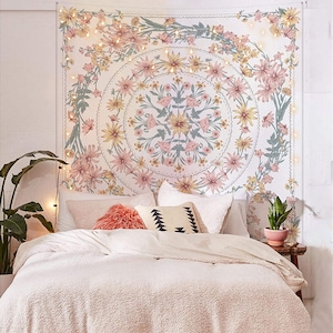 Beautiful Flower Wall Tapestry for Living Room bedroom dorm Etsy