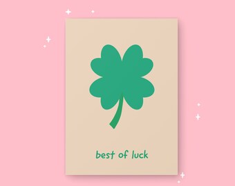 Bee Good Luck Card Etsy