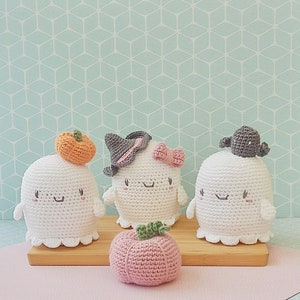 Crochet Halloween Ghost Pattern, Amigurumi Frankie (PDF Pattern)