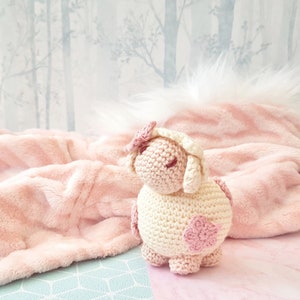 Modello amigurumi per agnello / Modello per agnello all'uncinetto / Modello amigurumi all'uncinetto / Baby Lambikins (inglese)