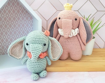 Amigurumi Pattern Bundle / crochet elephant pattern / Amigurumi elephant