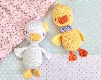 Amigurumi duck pattern / Daisy and Dudley - Pocket Sized Mini