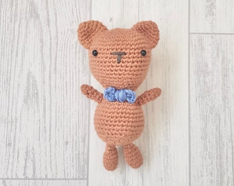 Amigurumi Teddy bear pattern / Buttons Bear - Pocket Sized Mini
