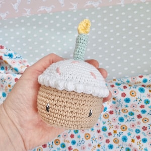 Birthday Cake Chum / Häkelanleitung / Geburtstag häkeln / Amigurumi Häkelanleitung (English)