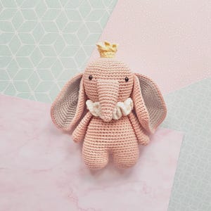 Darcey Elephant  / Crochet elephant / crochet pattern  / Amigurumi pattern