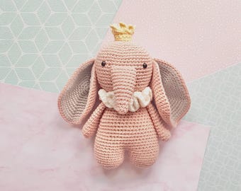 Darcey Elefant Virkmönster, Amigurumi (PDF)