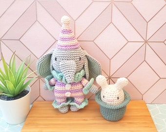 Crochet Elephant Pattern, Circus Amigurumi (PDF Pattern)