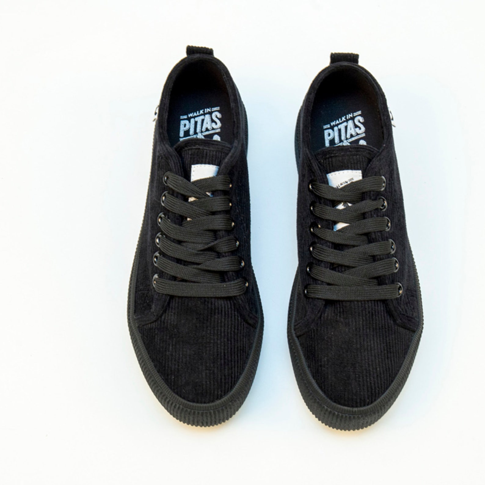 Walk In Pitas Chunky Black Suede Skate Shoes For Women Etsy