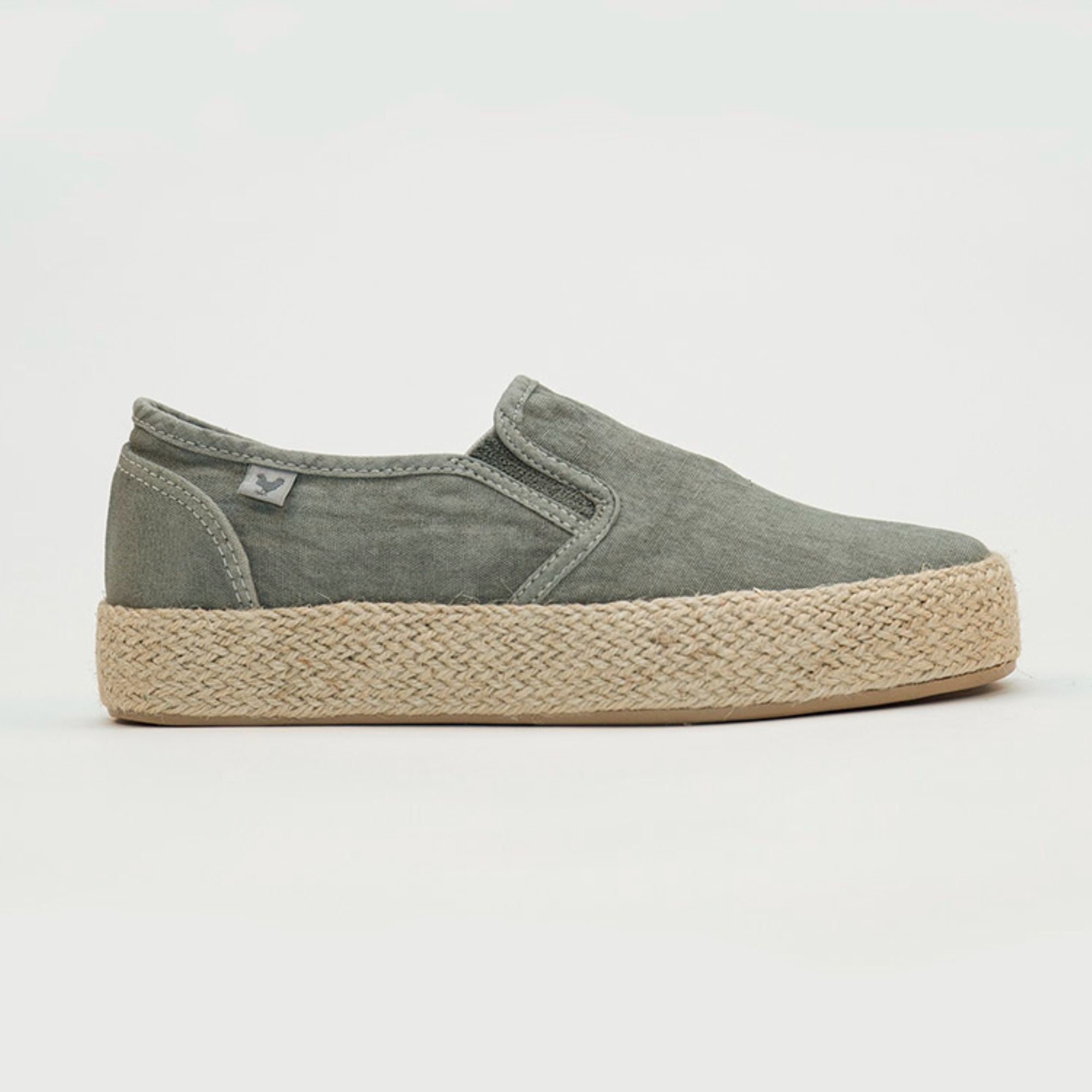grey flat espadrilles