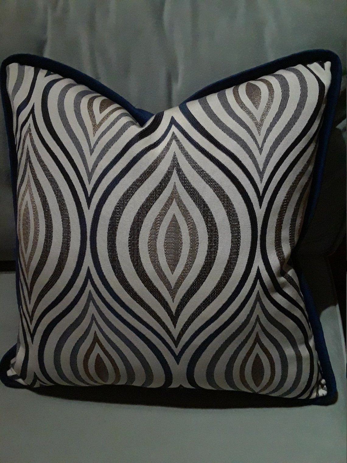 2 Handmade Contemporary Decorative Pillows Etsy