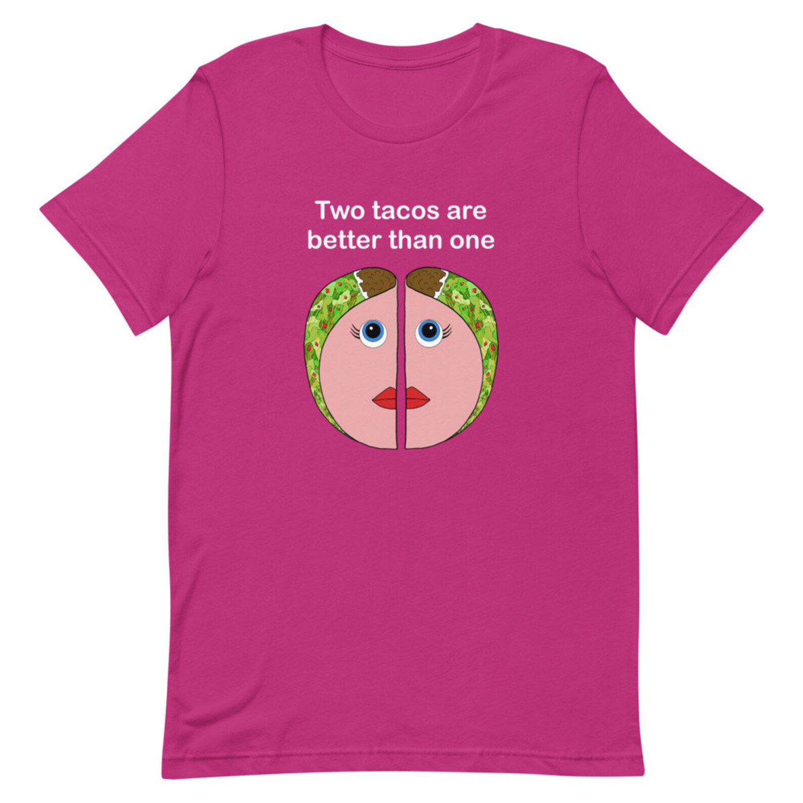Two Pink Tacos Naughty Taco Lesbian Threesome Gag Etsy