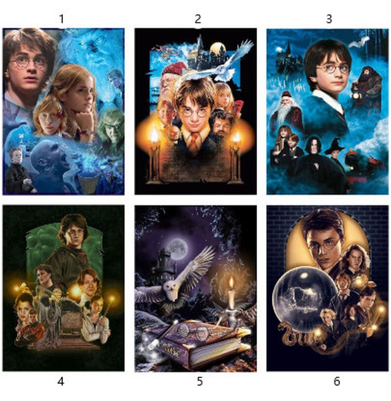 Full 5D Diy Diamond Painting Harry Potter Figure Mosaic | Etsy