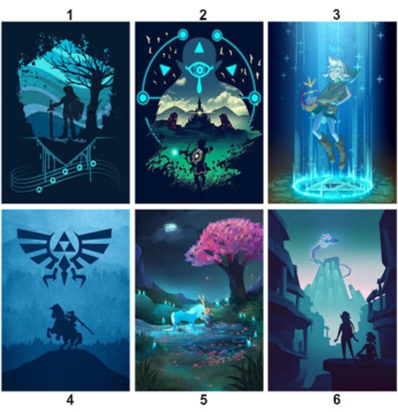 5D DIY full square/round diamond painting legend of Zelda Etsy