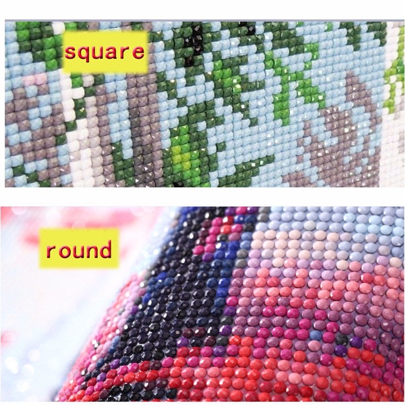 5D DIY full diamond square round diamond painting set diamond embroidery mural home decoration marine cross stitch