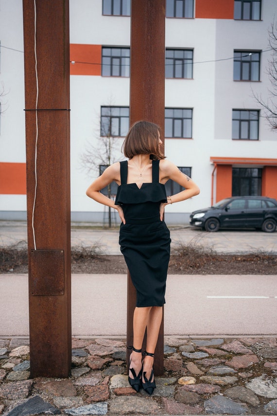 long sleeve button down shirt dress Midi DM:17.5 SCHL003023_B_L Shelf Bra Dress | The classic shirt dress