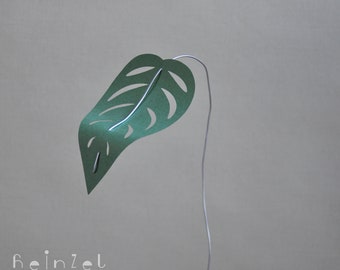 Blatt aus Papier/ Blumenstrauß/ Geschenk/ Geburtstag/ Deko/ Tischdeko