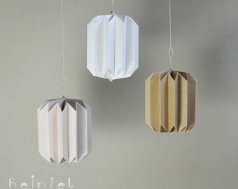 Pleated pendant Lea/design made of paper/origami/decorative item/wall decoration/window decoration/gift