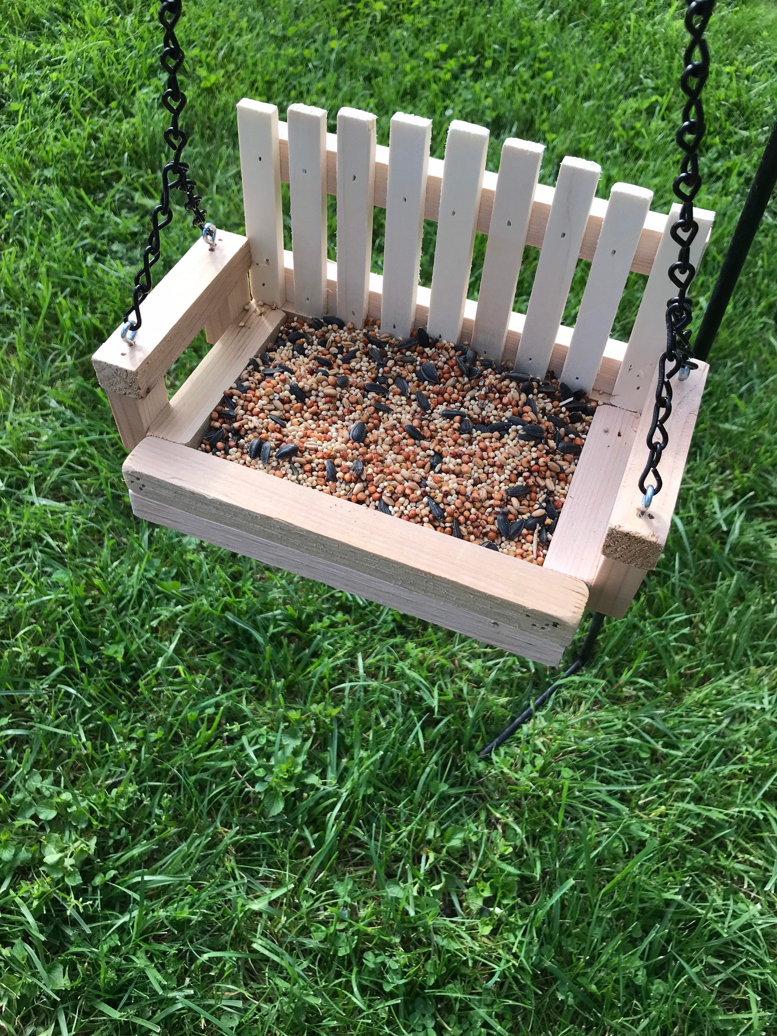 Bird Feeder Swingcedar Aspen Etsy