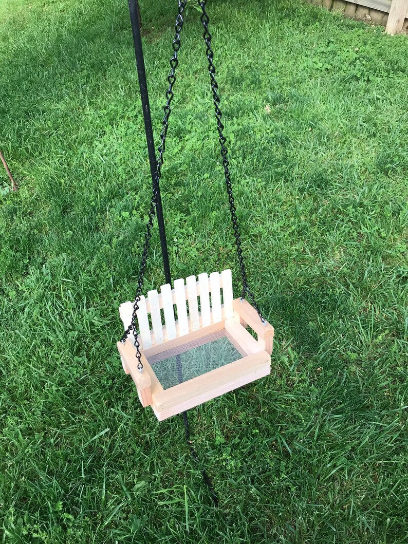 Bird Feeder Swingcedar Aspen Etsy