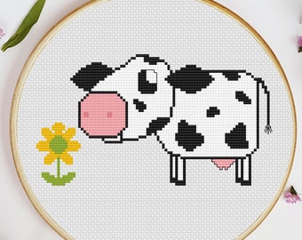 Patrón PDF Punto de Cruz Linda Vaca