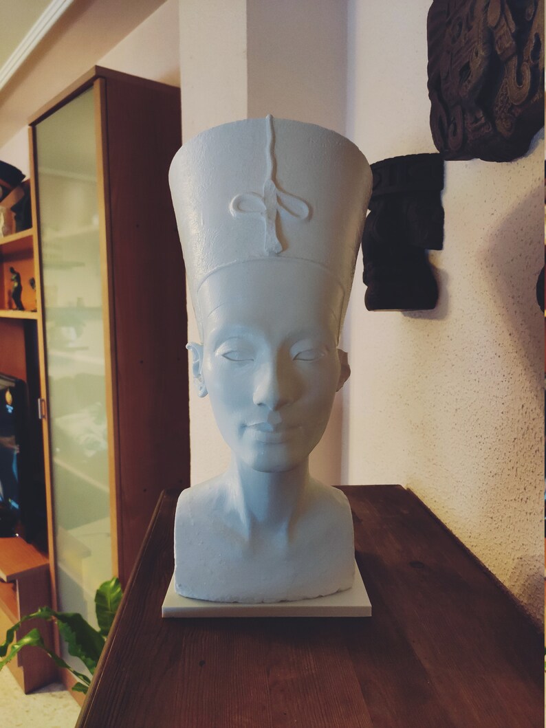 Buste Néfertiti Modèle égyptien - 45 Cm - Réplique - Neuf