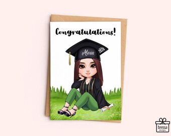 Personalized Graduation Card, Congratulations Graduate, Class of 2026, Custom Greeting Card