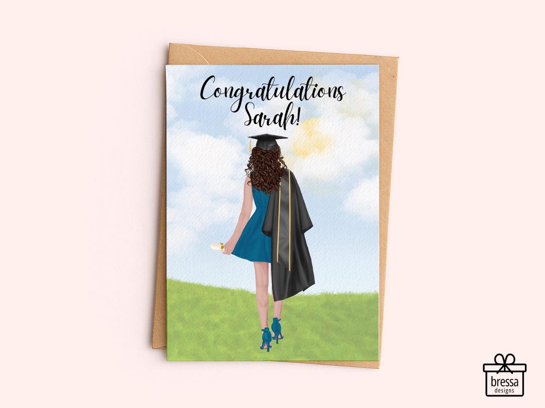 Personalized Graduation Card, Graduation Card, Gift for Graduate ...