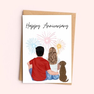 Personalized Anniversary Card | Custom Anniversary Gift| Valentines Gift | For Him | For Her | Anniversary Gift | Engagement Card | PC001 image 1