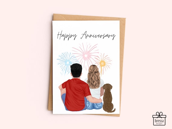 Personalized Anniversary Card | Custom Anniversary Gift| Valentines Gift | For Him | For Her | Anniversary Gift | Engagement Card | PC001