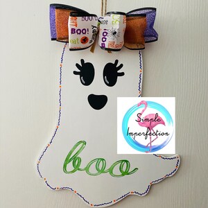 Halloween Door Hanger | Ghost | Door Hanger | Wall Decor | Halloween | Boo | Decor | Door | Decoration |