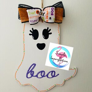 Halloween Door Hanger | Ghost | Door Hanger | Wall Decor | Halloween | Boo | Decor | Door | Decoration |